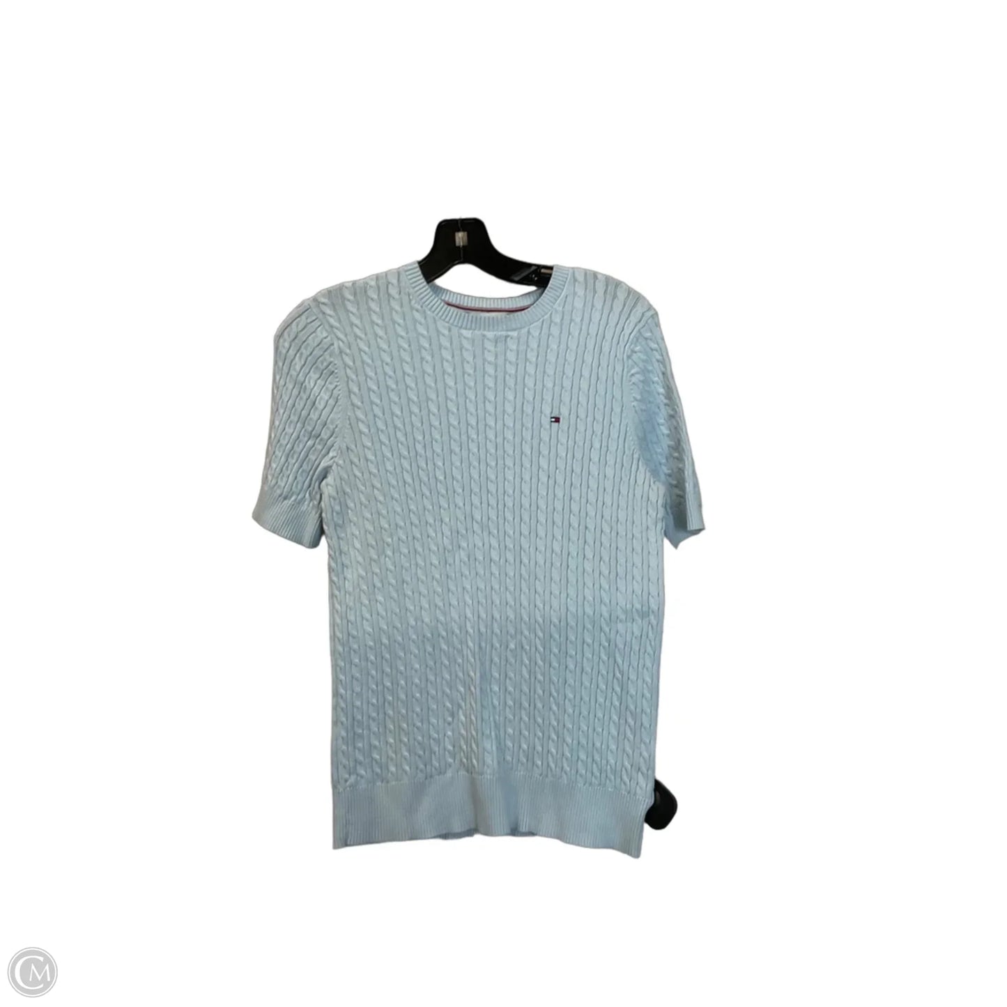 Top Short Sleeve By Tommy Hilfiger In Blue, Size: M