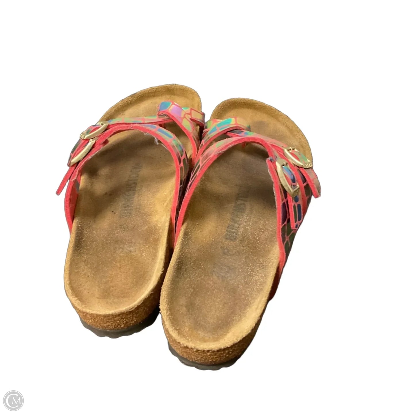 Sandals Flats By Birkenstock In Pink, Size: 6.5