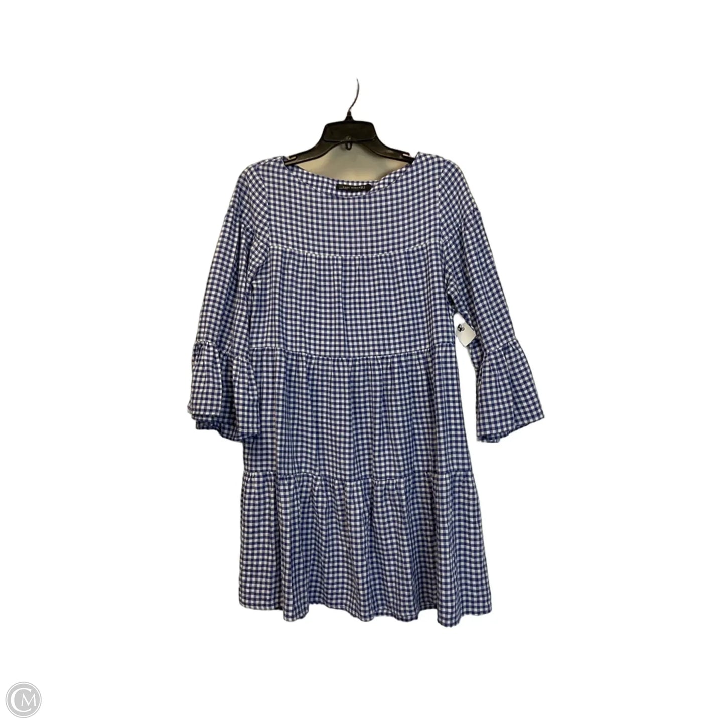 Dress Casual Short By Zara Women In Blue, Size: S