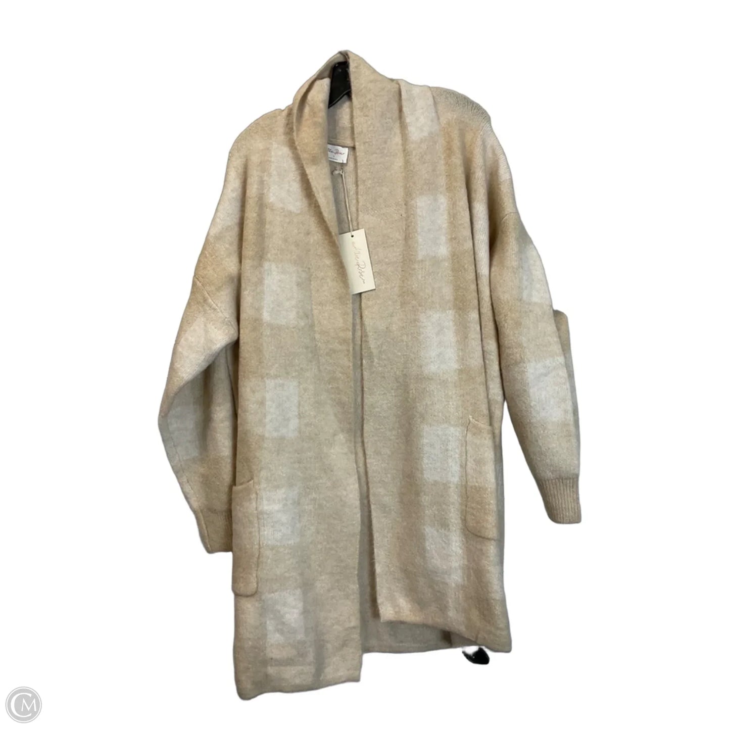 Cardigan By Allie Rose In Cream, Size: L