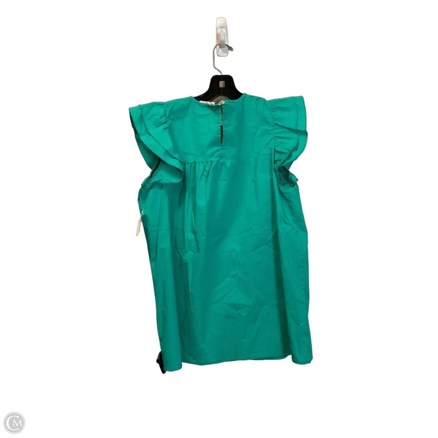 Top Sleeveless By Michelle Mcdowell In Green, Size: S