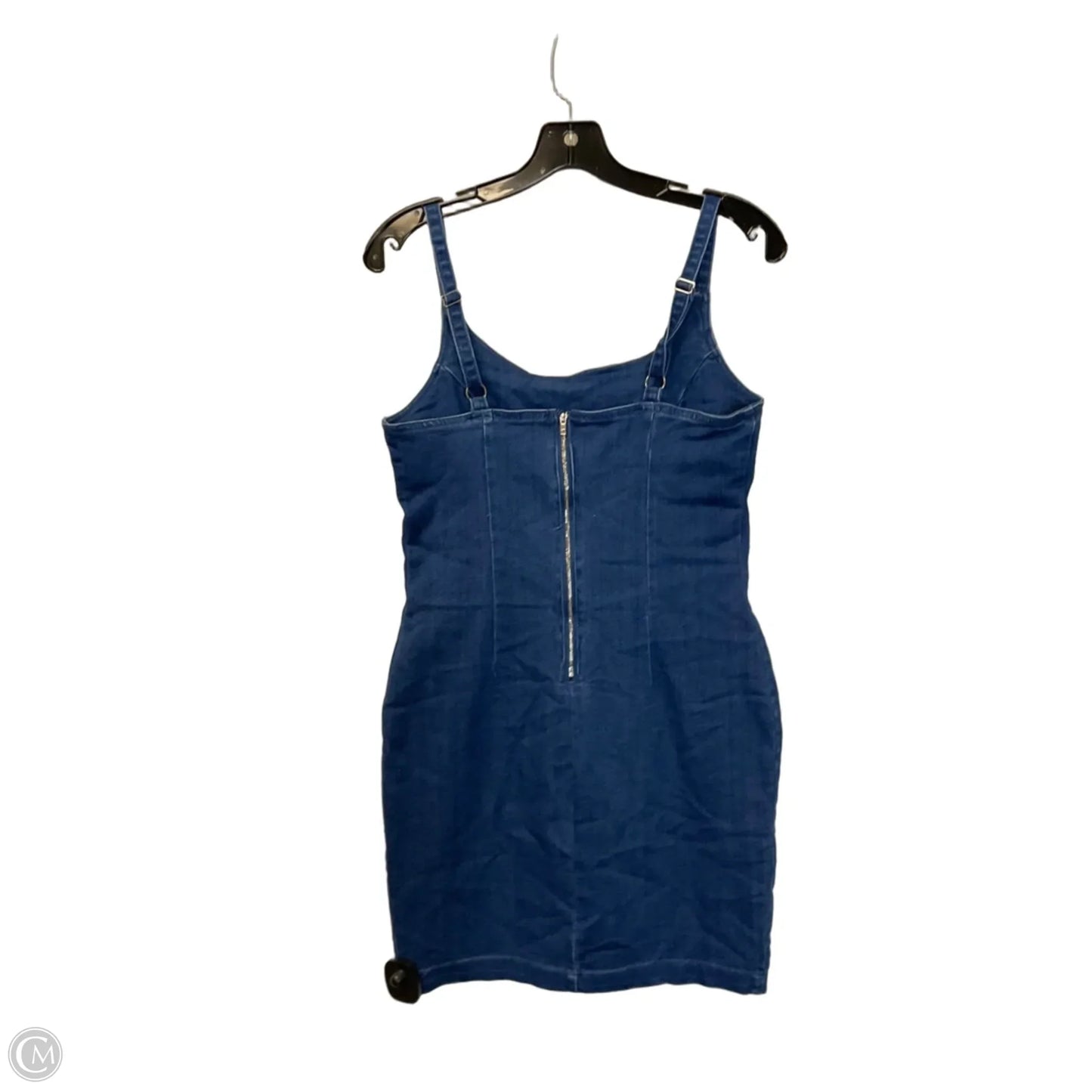 Dress Casual Short By Iris In Blue Denim, Size: M