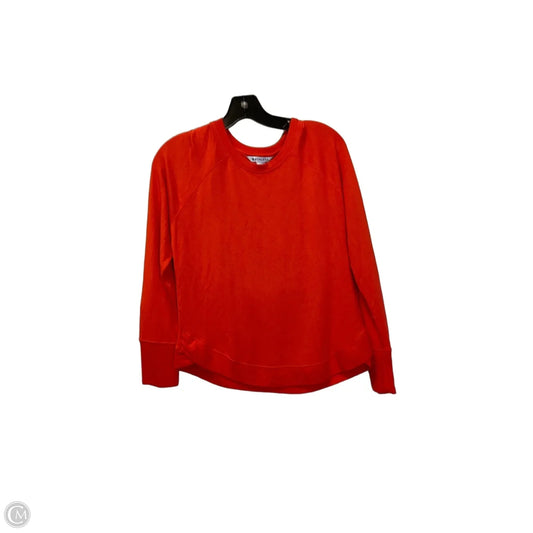 Athletic Top Long Sleeve Crewneck By Athleta In Orange, Size: S