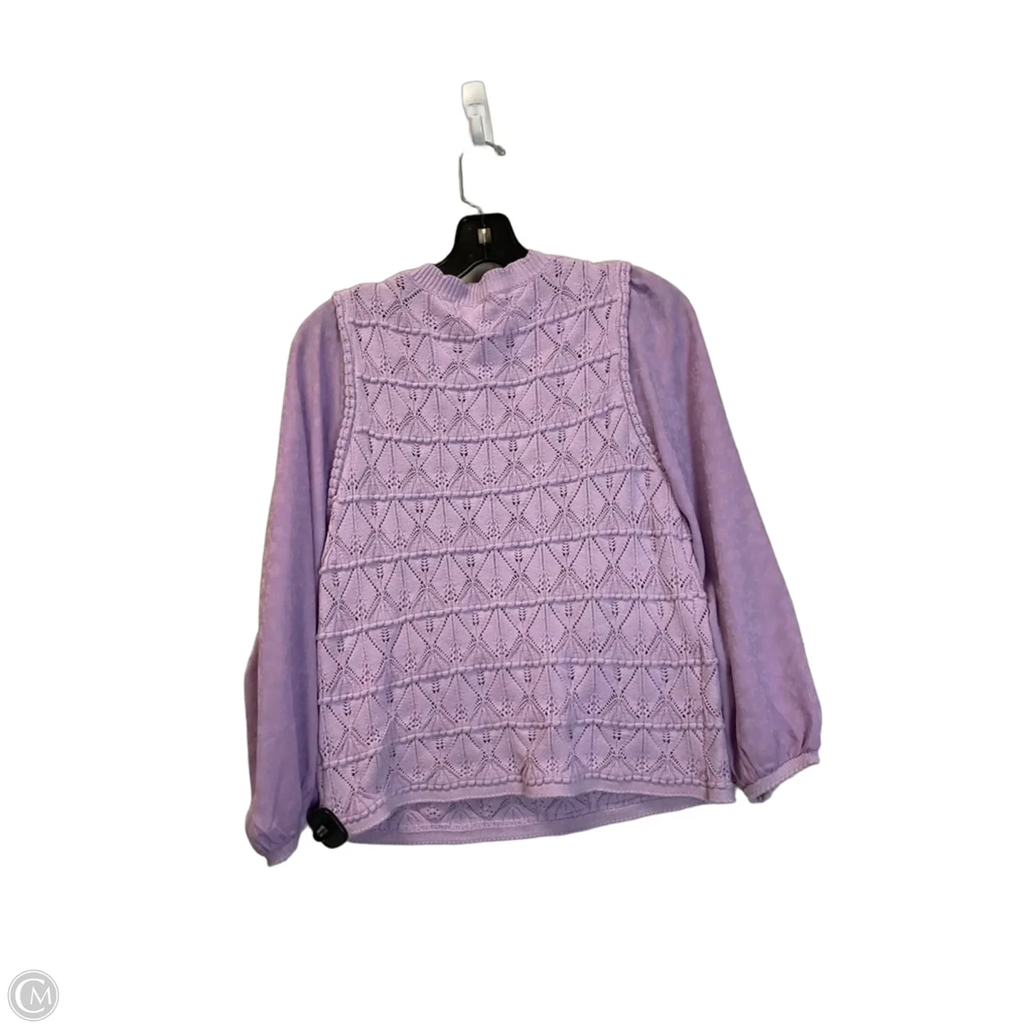 Sweater By Current Air In Purple, Size: M
