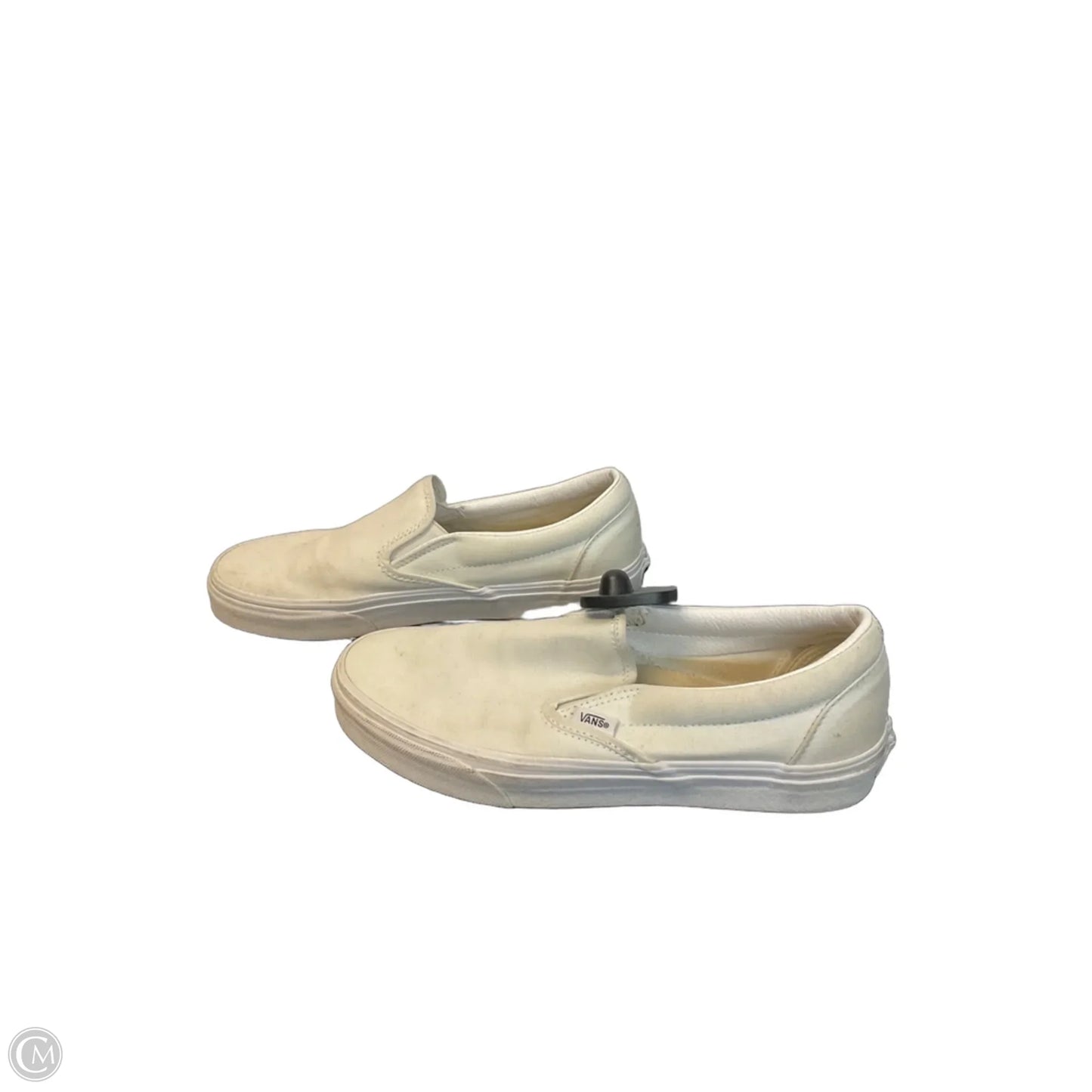 Shoes Flats By Vans In White, Size: 8.5