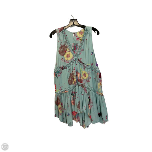 Top Sleeveless By Free People In Floral Print, Size: M