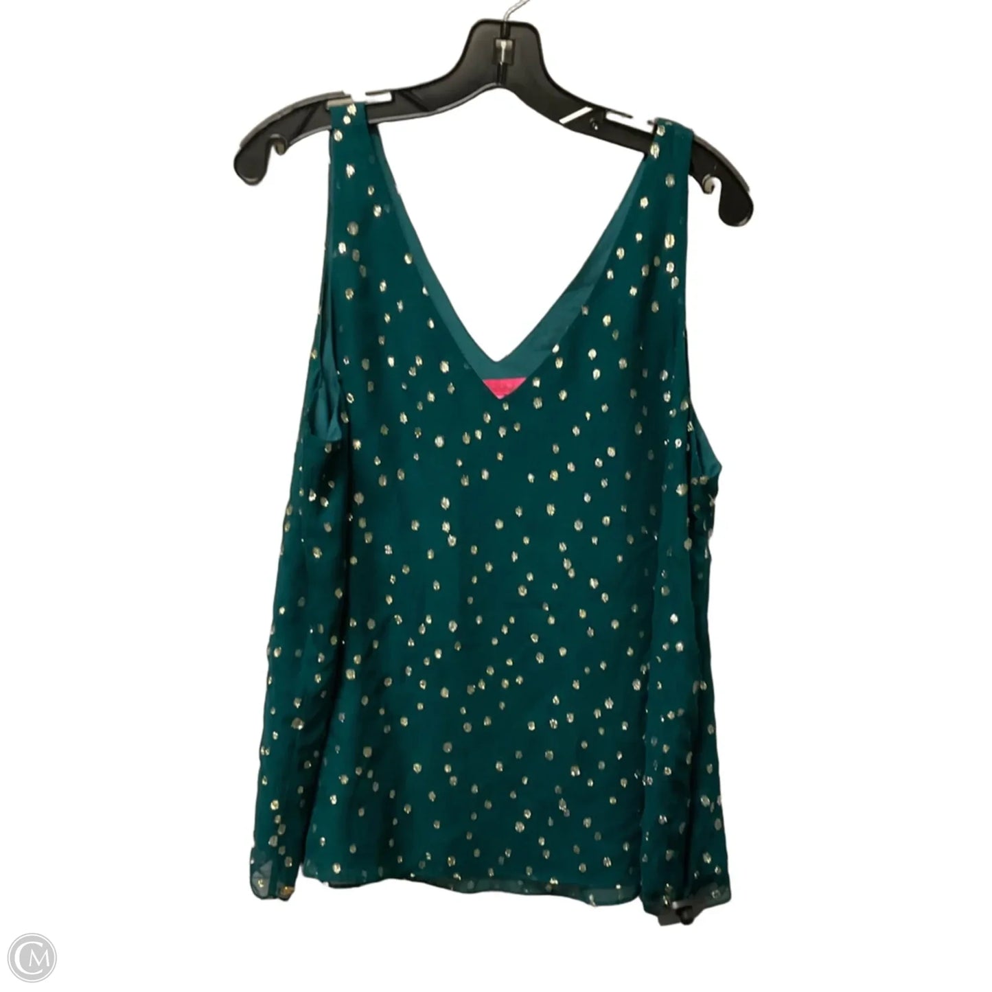 Top Sleeveless Designer By Lilly Pulitzer In Green, Size: L