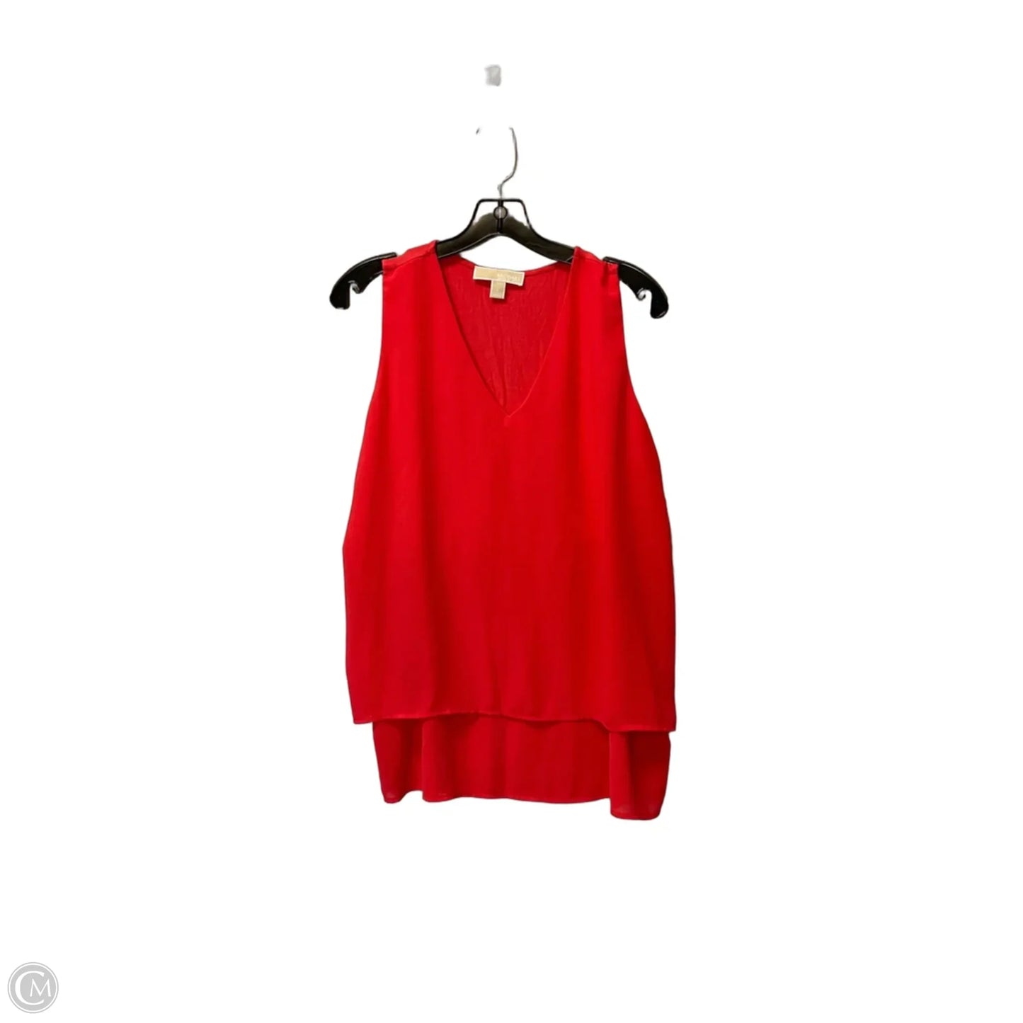 Top Sleeveless Basic By Michael By Michael Kors In Red, Size: L