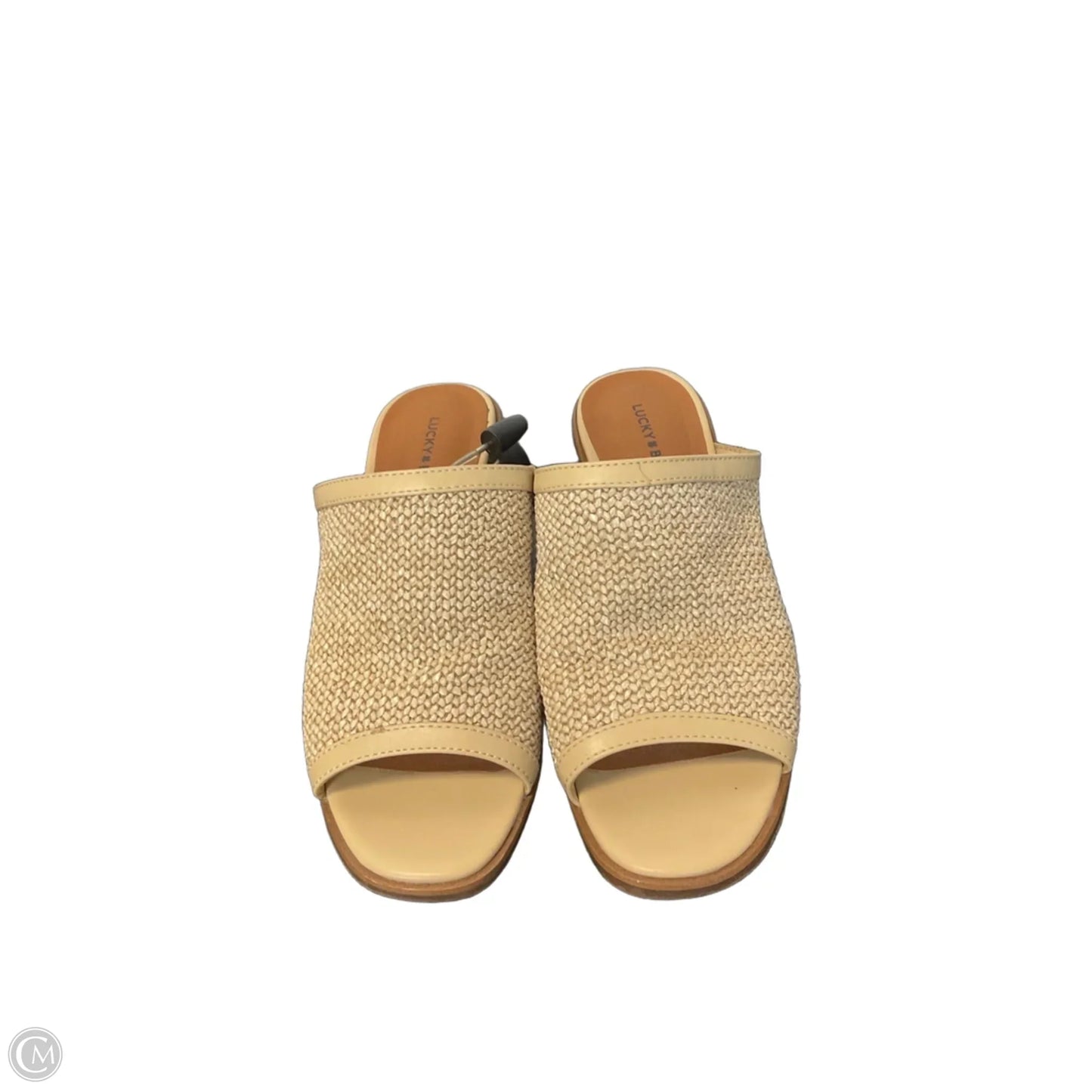 Shoes Heels Block By Lucky Brand In Cream, Size: 7