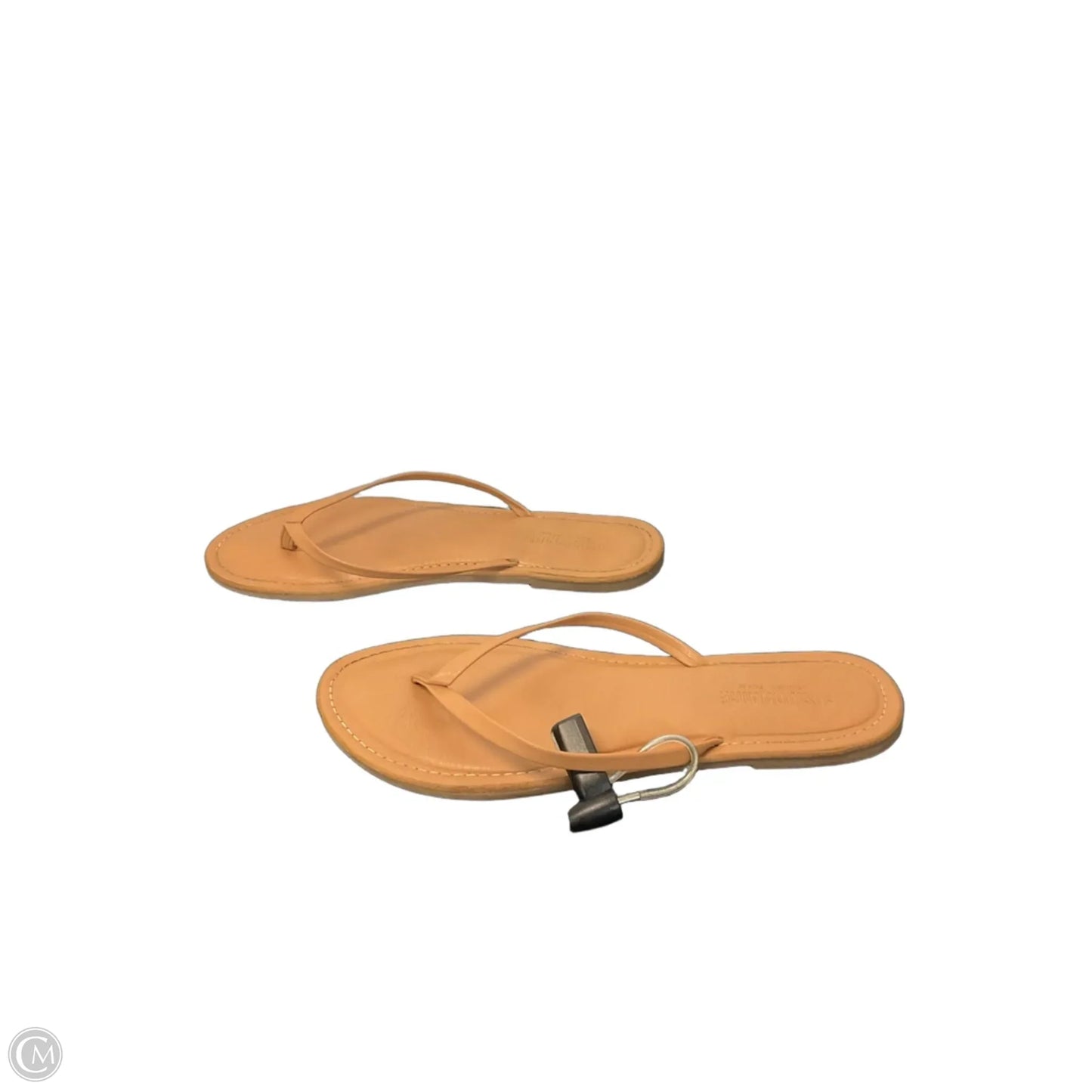 Sandals Flip Flops By Cushionaire In Tan, Size: 8.5