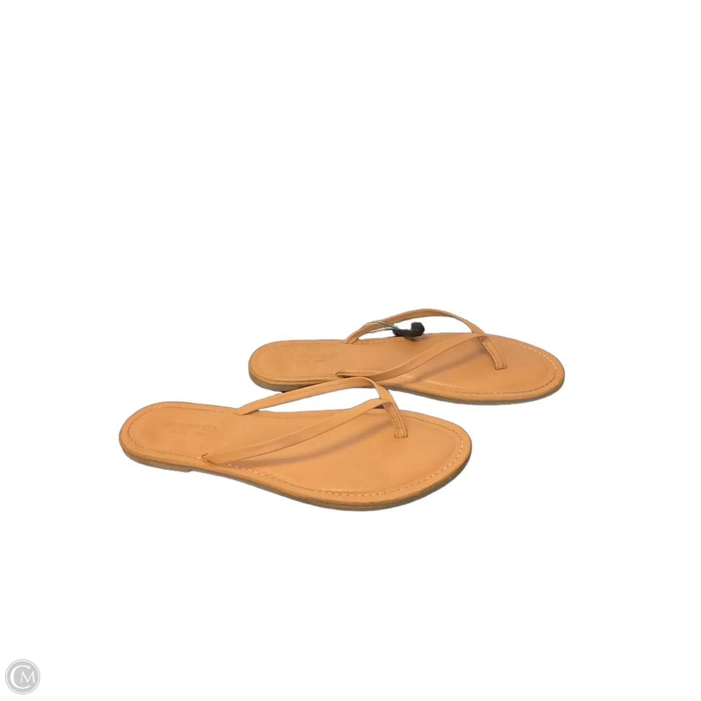 Sandals Flip Flops By Cushionaire In Tan, Size: 8.5