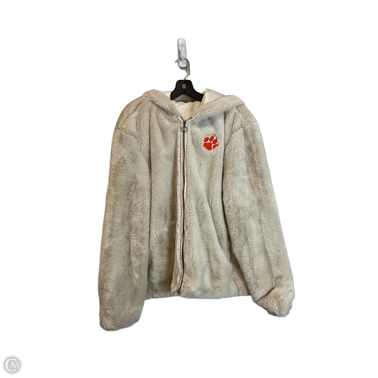 Jacket Faux Fur & Sherpa By Colosseum In White, Size: Xxl