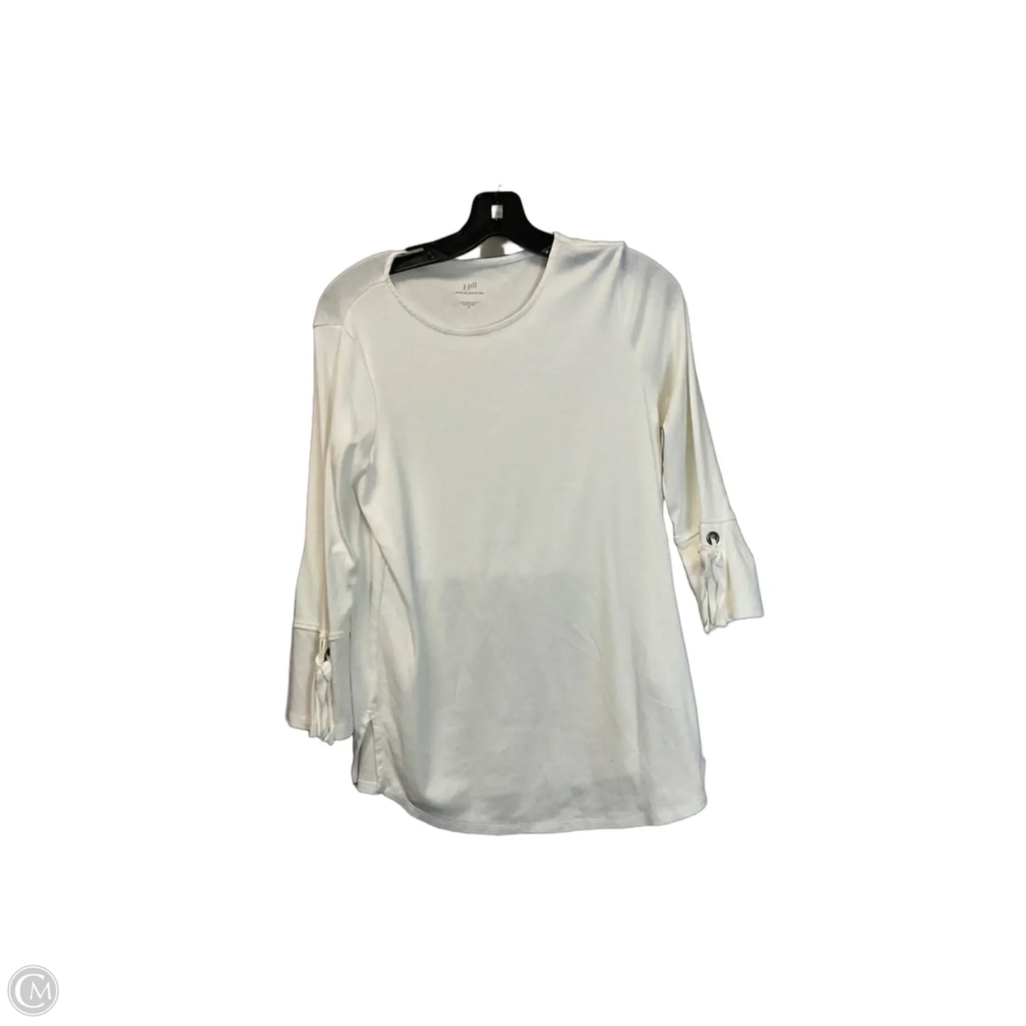 Top Long Sleeve By J. Jill In White, Size: S