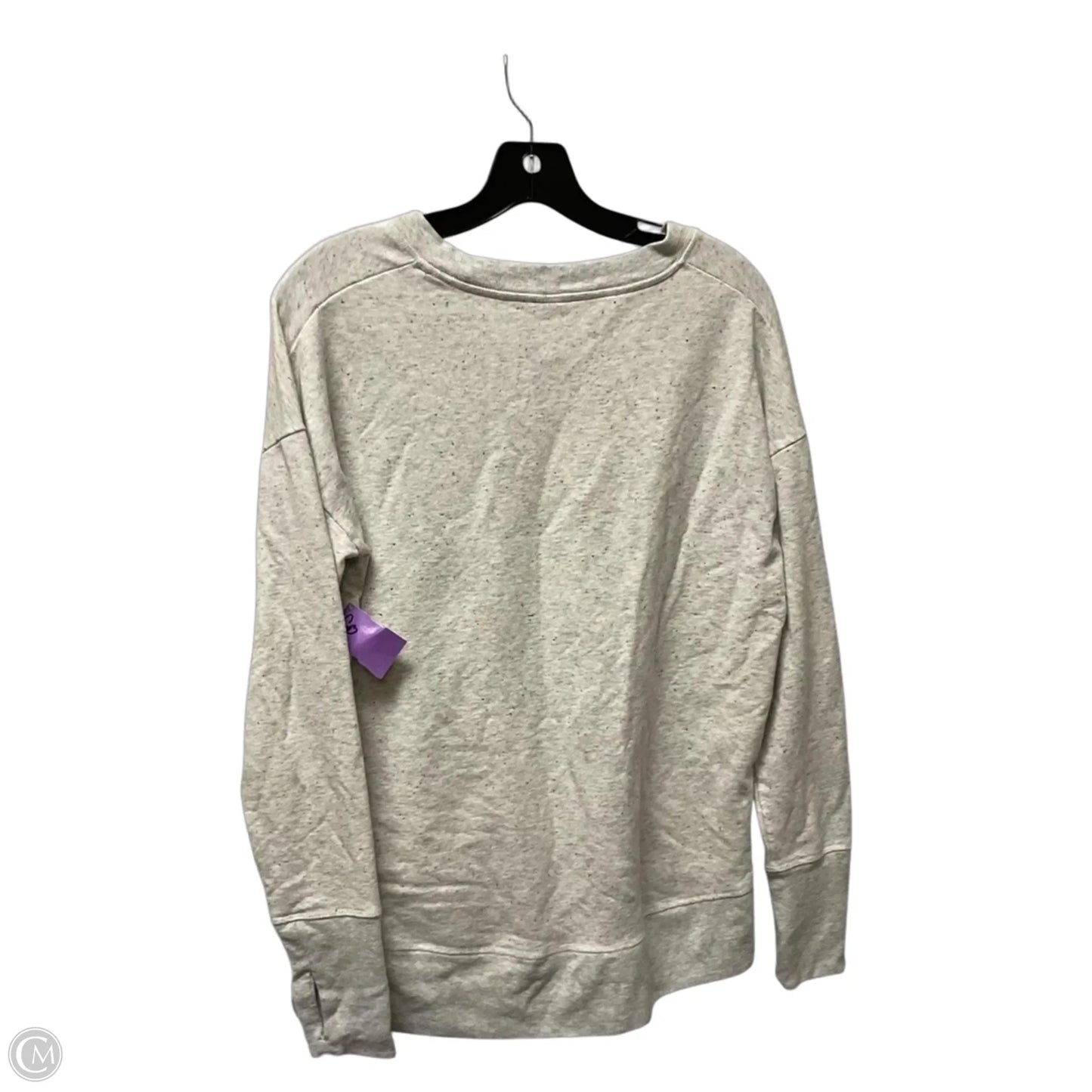 Athletic Top Long Sleeve Crewneck By Athleta In Grey, Size: S