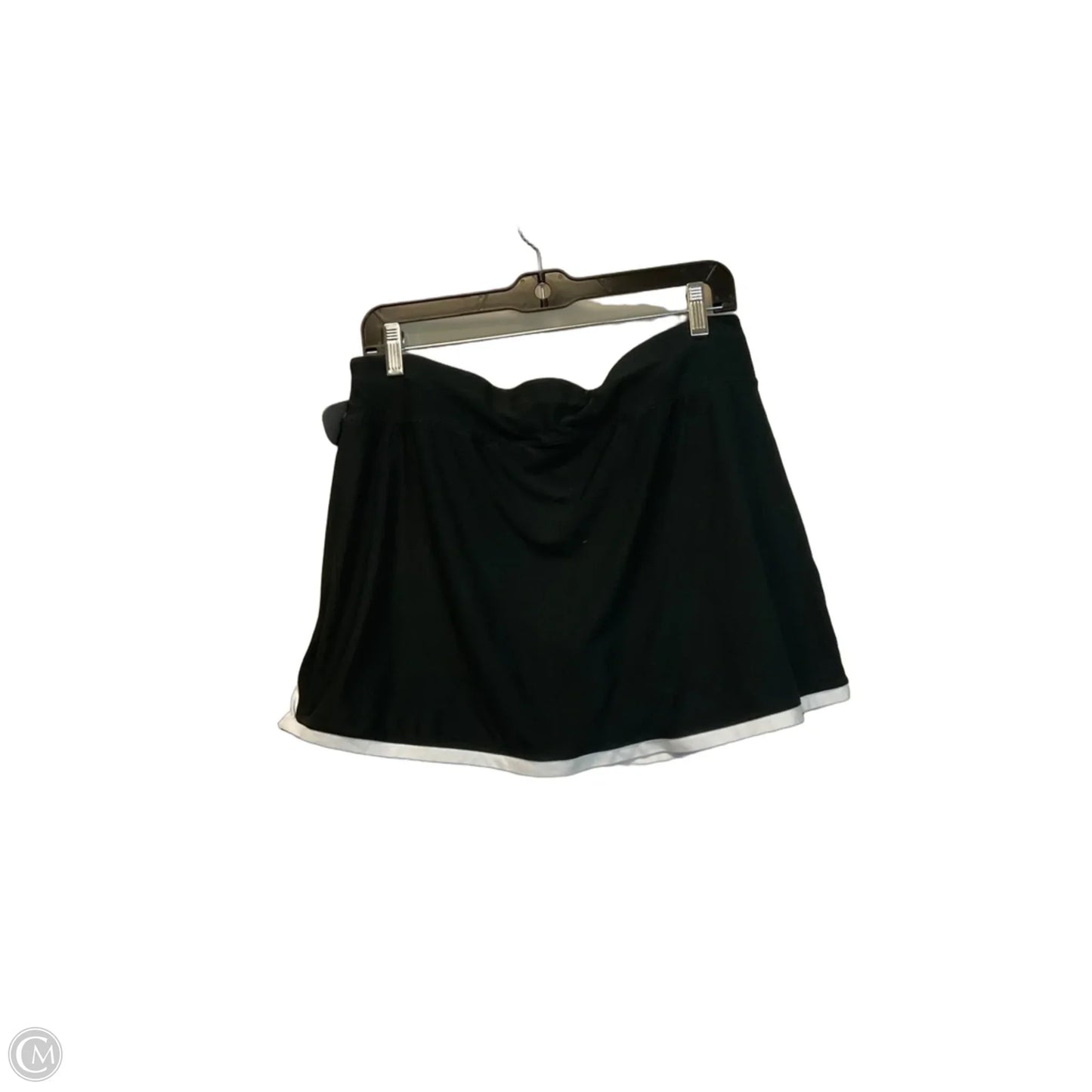 Athletic Skirt By Nike In Black, Size: L