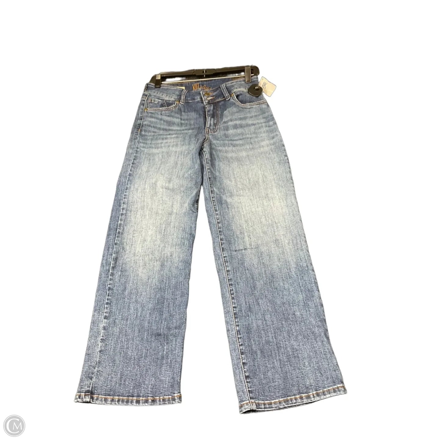 Jeans Wide Leg By Kut In Blue Denim, Size: 2