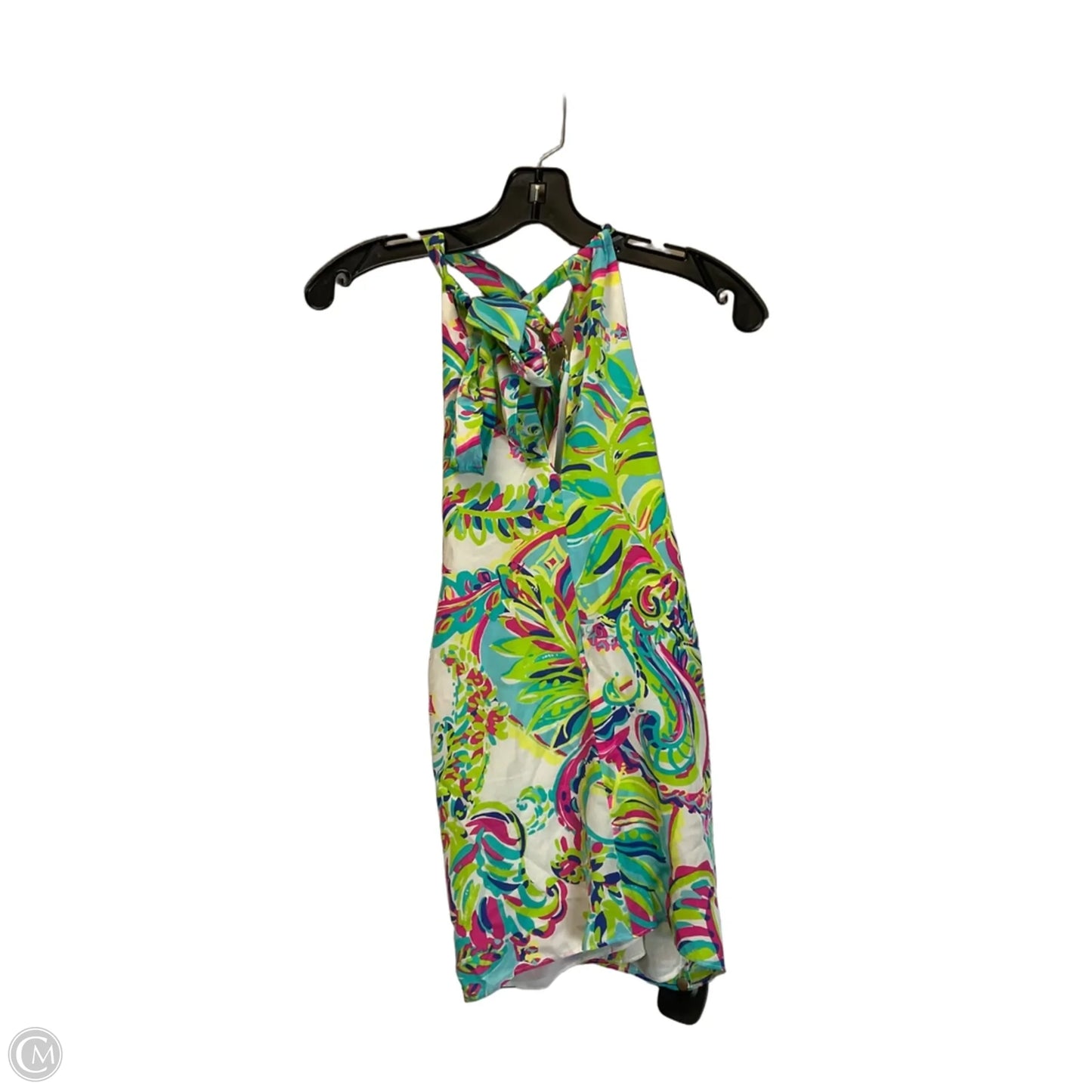 Top Sleeveless Designer By Lilly Pulitzer In Green, Size: Xs