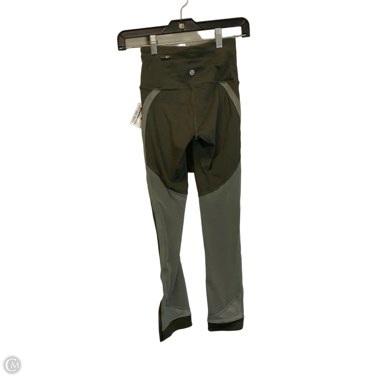 Athletic Leggings By Lululemon In Green, Size: S