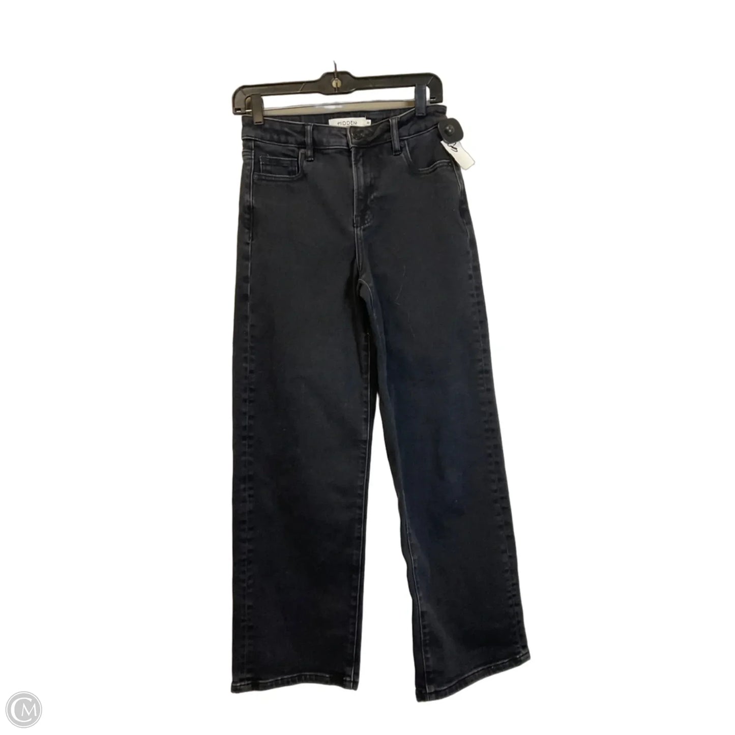 Jeans Wide Leg By Hidden In Black, Size: 6