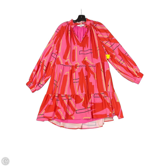 Dress Party Short By Crosby In Pink & Red, Size: M