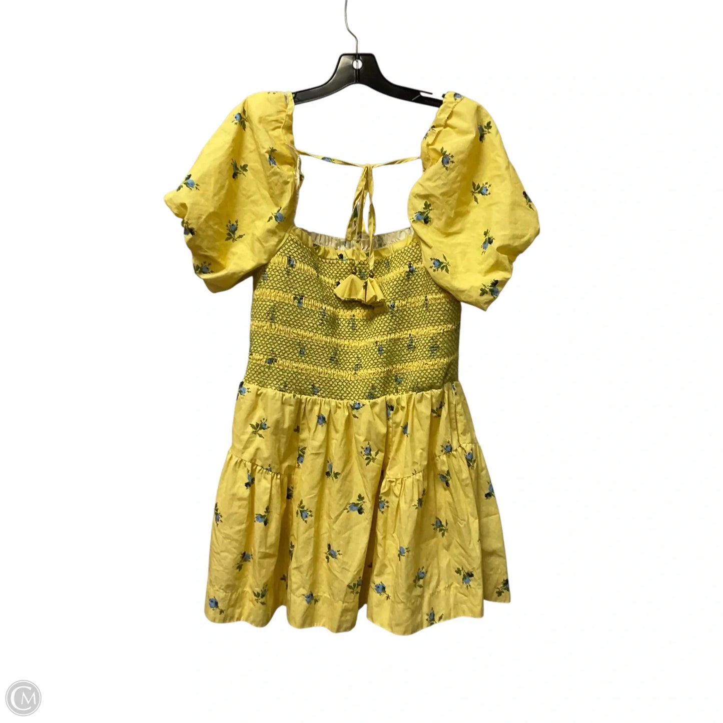 Dress Party Midi By Anthropologie In Yellow, Size: M