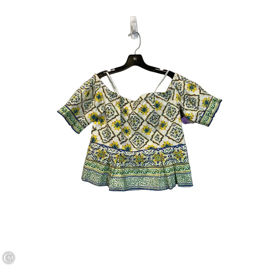 Top Short Sleeve By Antonio Melani In Multi-colored, Size: 12