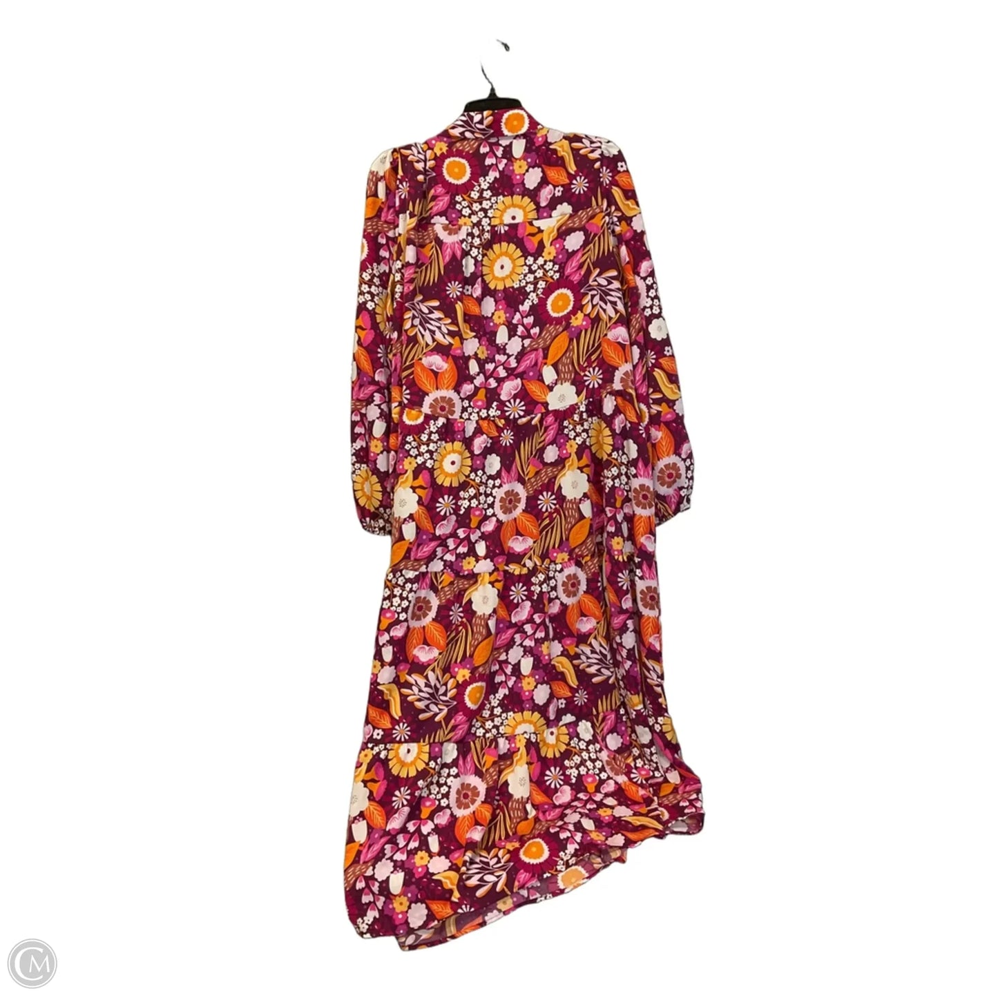 Dress Casual Maxi By Clothes Mentor In Floral Print, Size: Xl