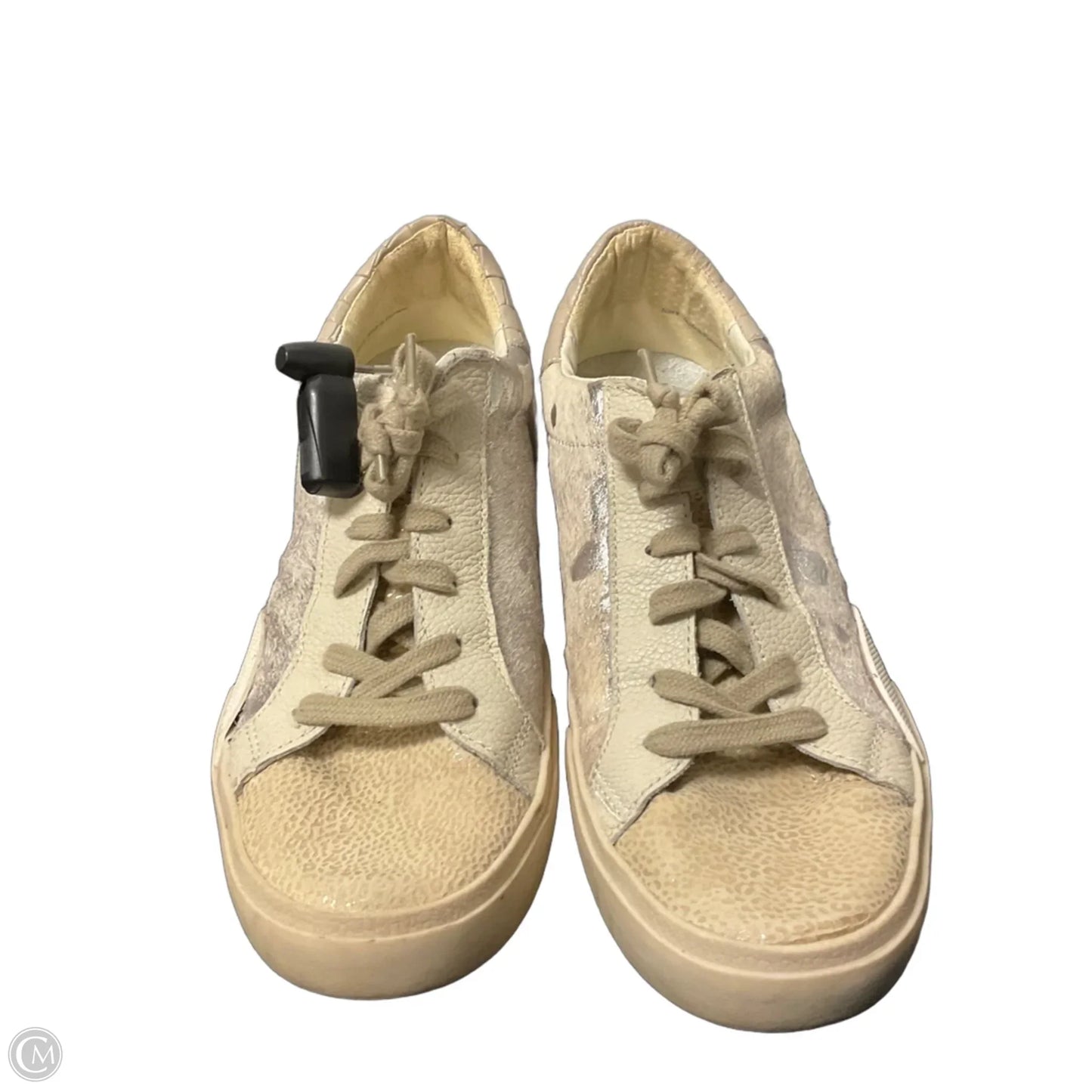 Shoes Sneakers By Dolce Vita In Cream & Grey, Size: 8