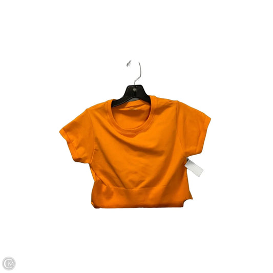 Athletic Top Short Sleeve By Aerie In Orange, Size: M