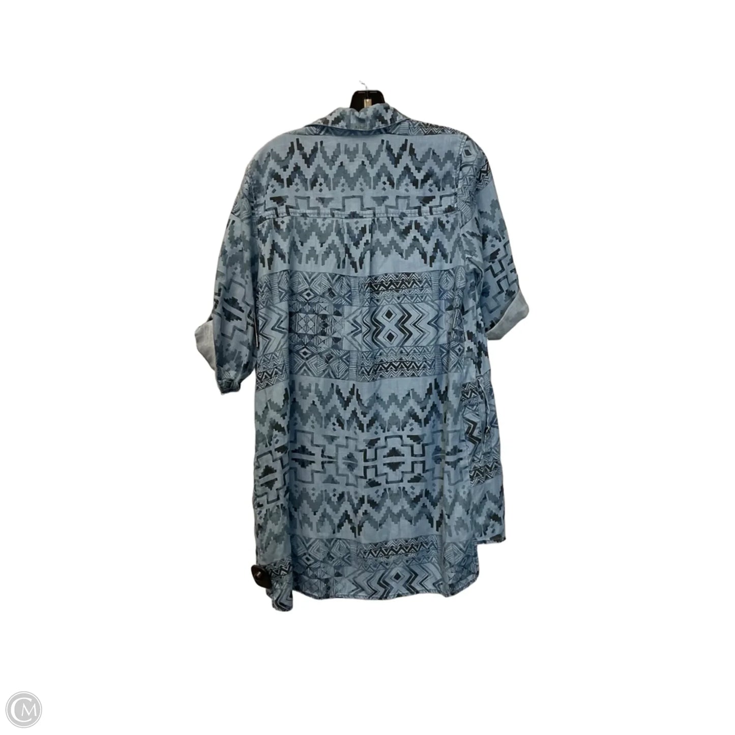 Dress Casual Midi By Soft Surroundings In Blue Denim, Size: M