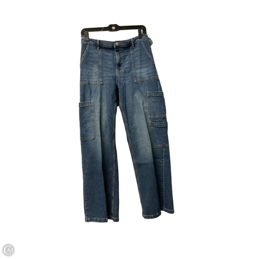 Jeans Wide Leg By No Boundaries In Blue Denim, Size: M