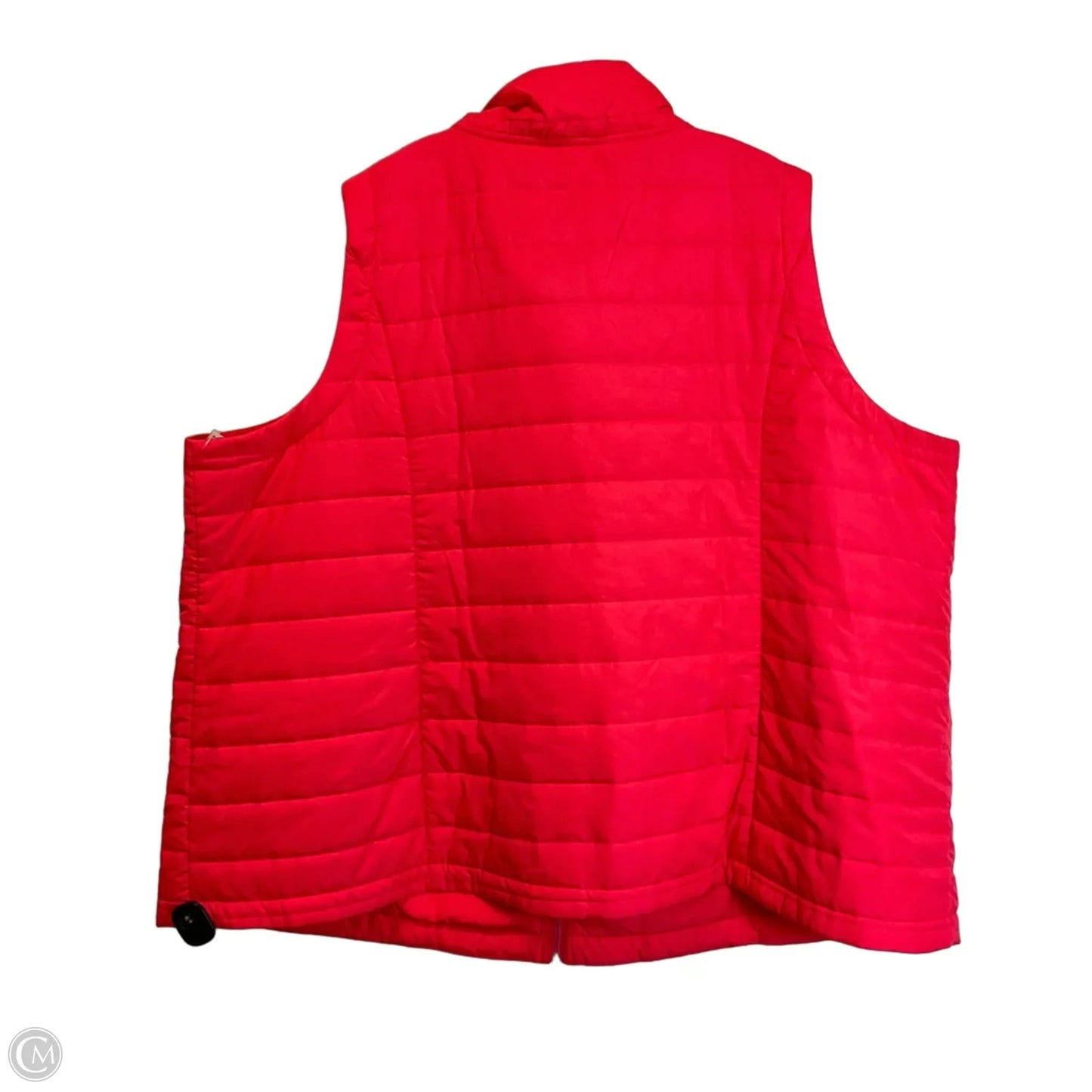 Vest Puffer & Quilted By Catherines In Coral, Size: 5x