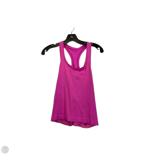 Athletic Tank Top By Lululemon In Pink, Size: 6