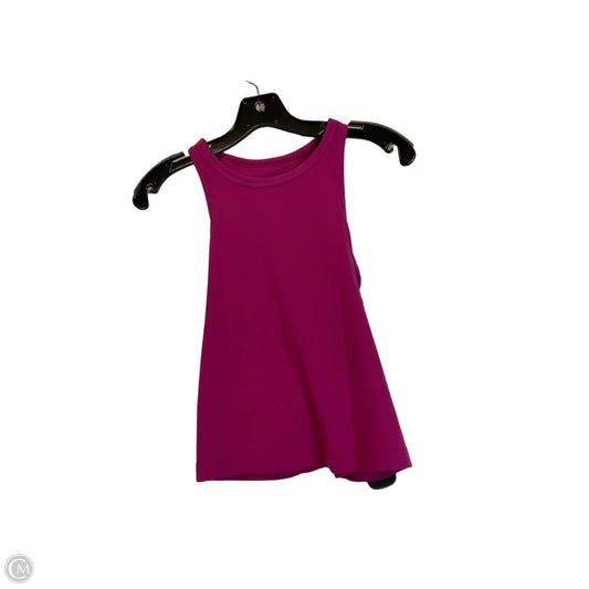 Athletic Tank Top By Lululemon In Purple, Size: 6
