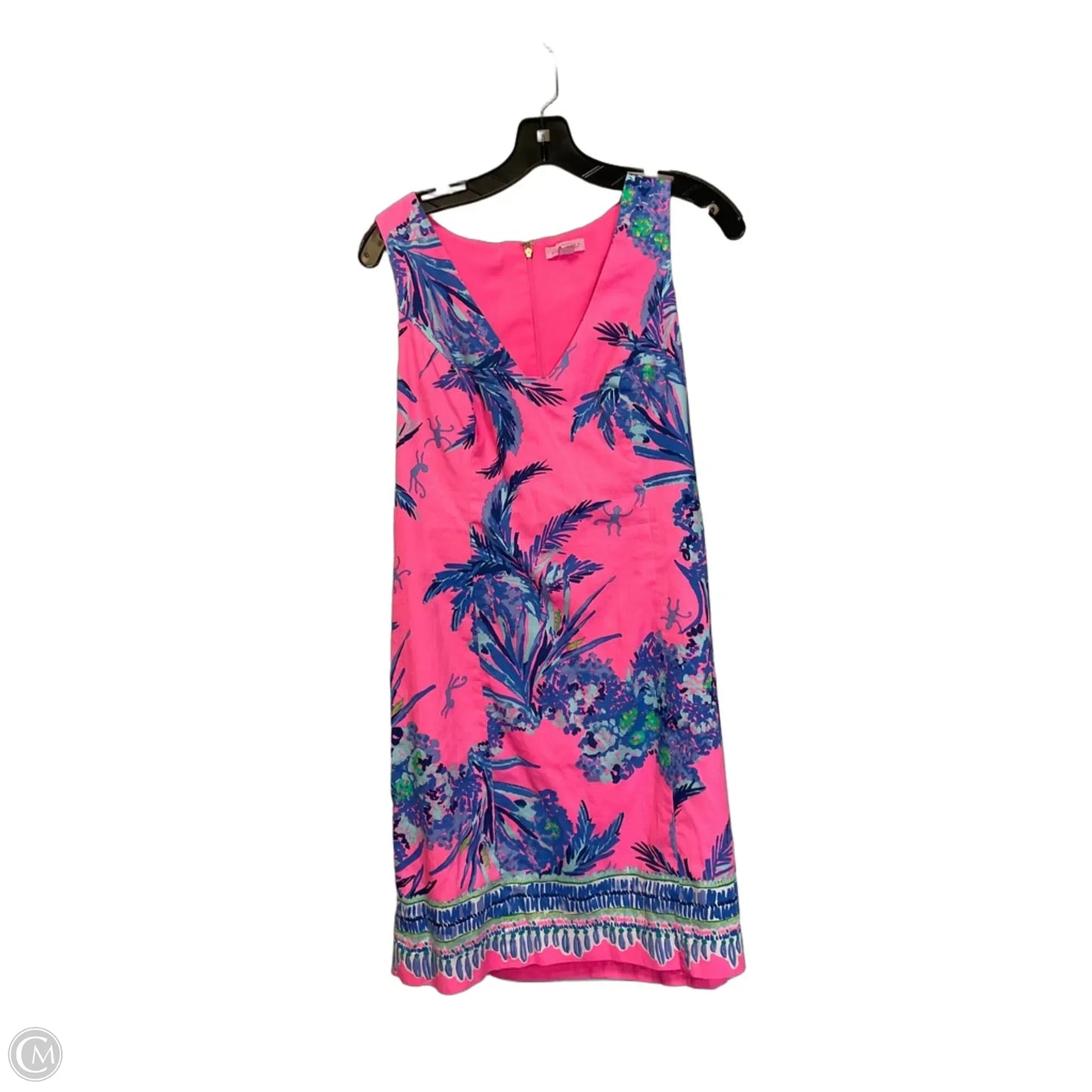 Dress Designer By Lilly Pulitzer In Blue & Pink, Size: 10