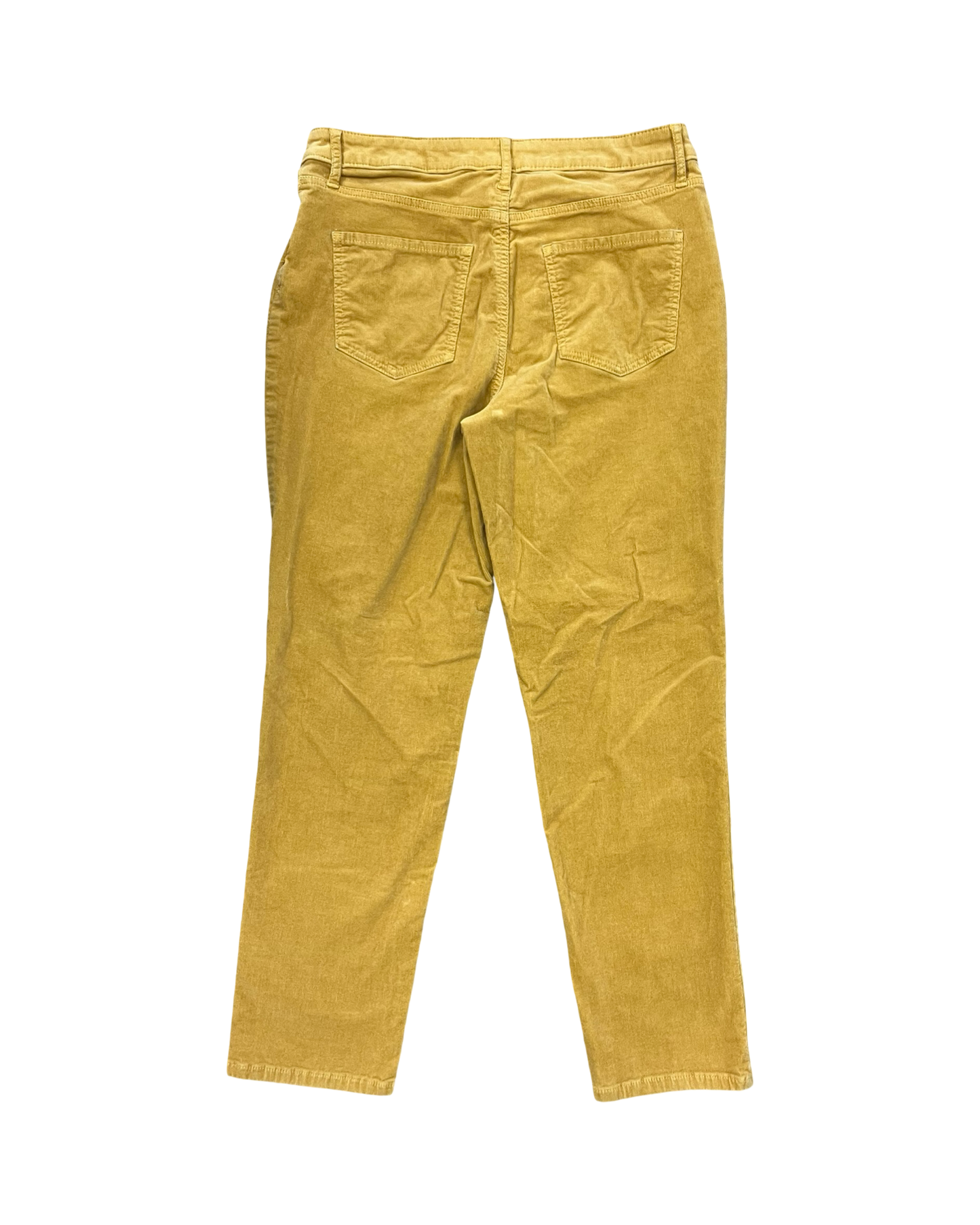 Pants Corduroy By Croft And Barrow In Yellow, Size:12
