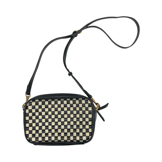 Crossbody By Universal Thread In Black & Cream, Size:Medium