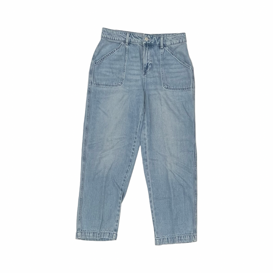 Jeans Straight By Talbots In Blue Denim, Size:4
