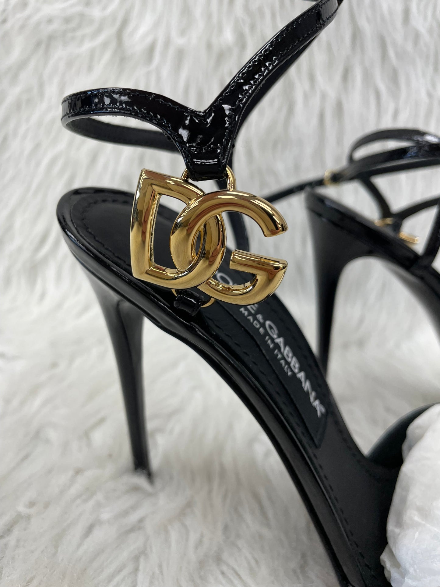 Shoes Luxury Designer By Dolce And Gabbana In Black, Size:8.5