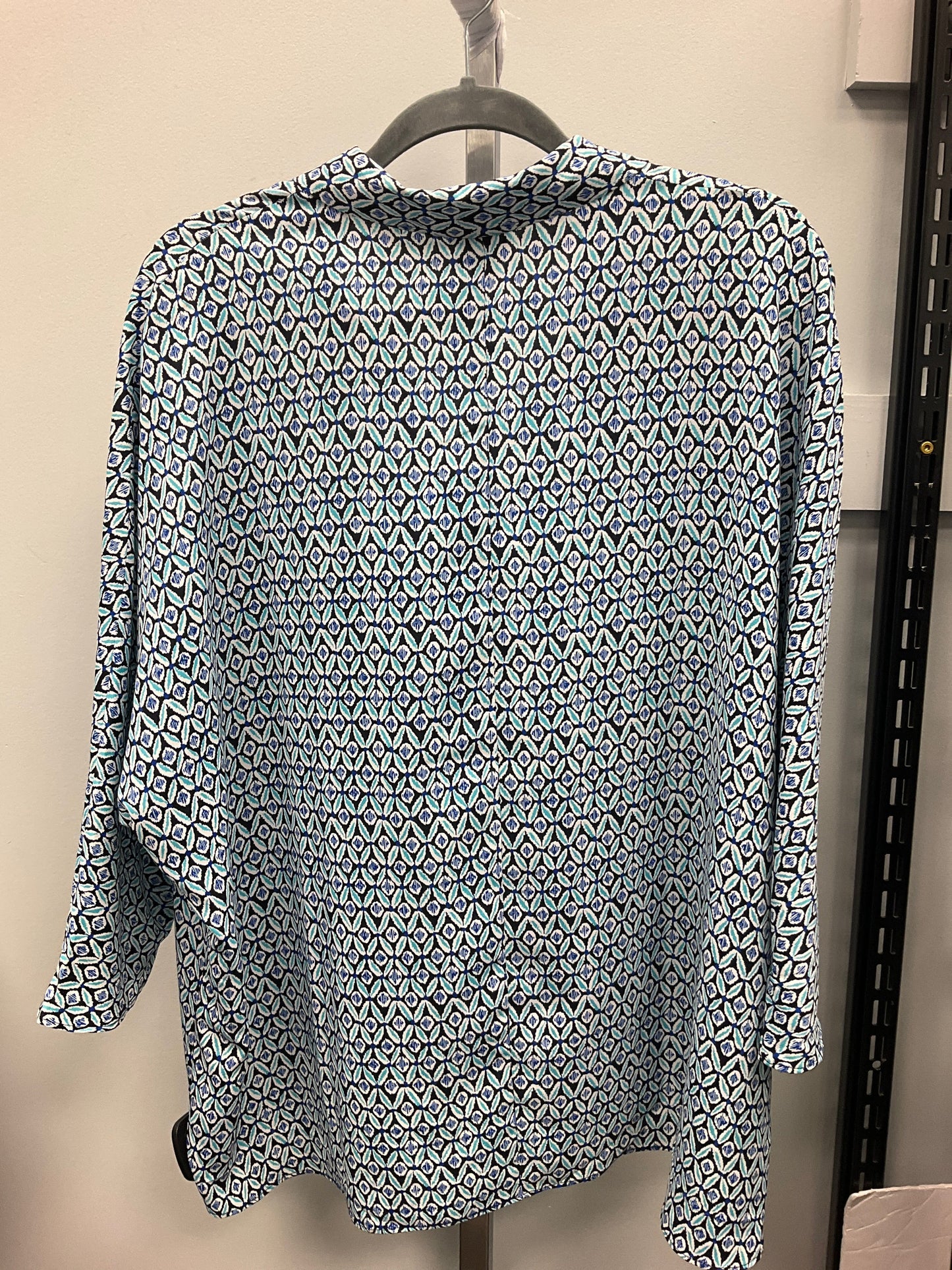 Top 3/4 Sleeve By Chicos In Multi, Size:M