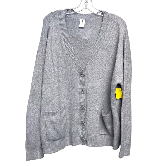 Sweater Cardigan By Abound In Grey, Size:Xl