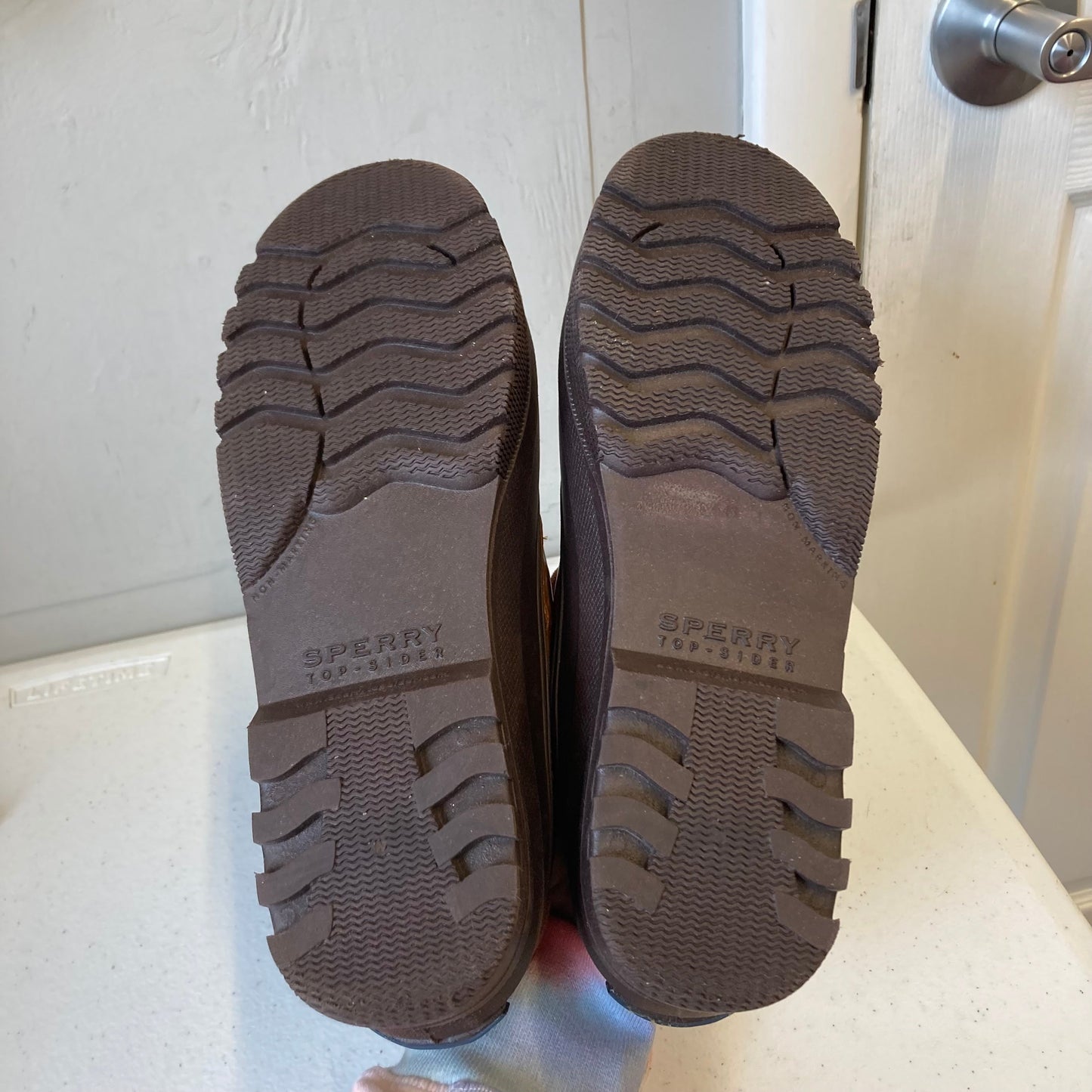 Boots Rain By Sperry In Brown, Size:7.5