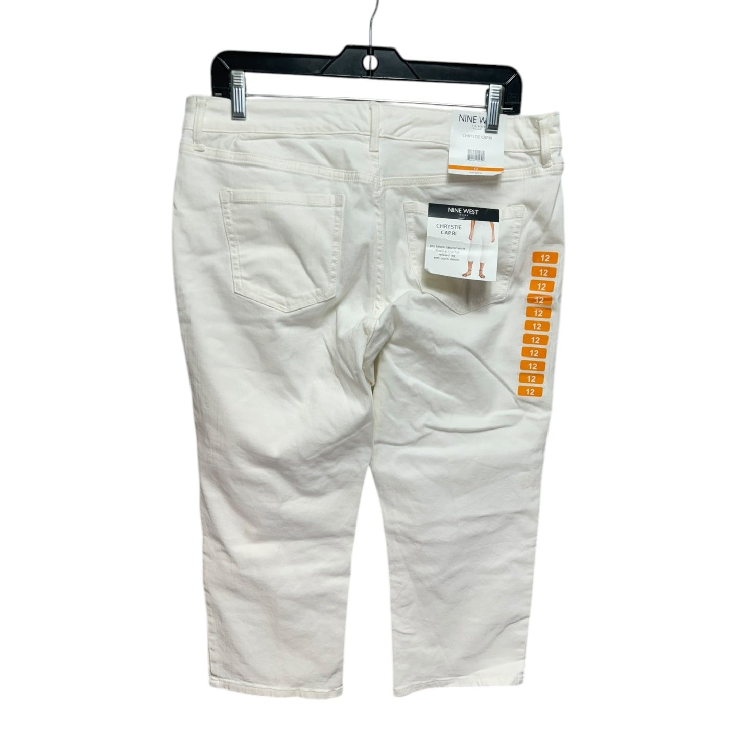 Pants Cropped By Nine West In Cream, Size: 12