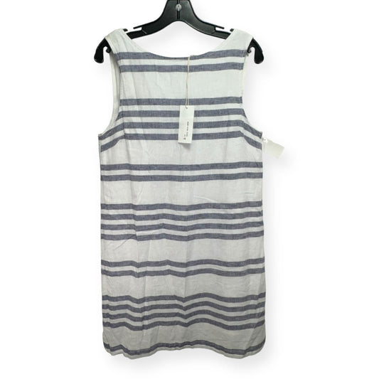 Striped Pattern Dress Casual Short Beachlunchlounge, Size S