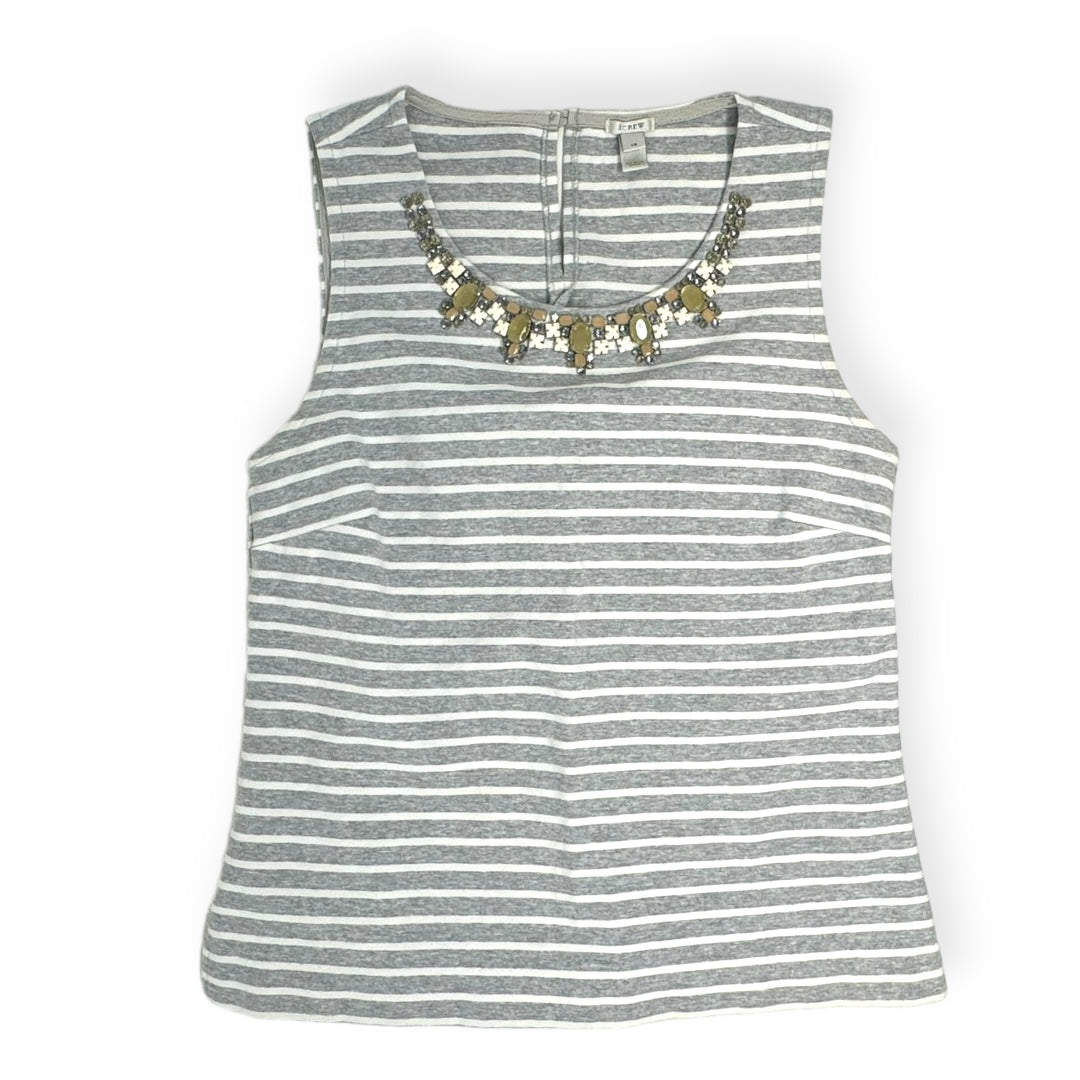 Striped Pattern Top Sleeveless J. Crew, Size Xs