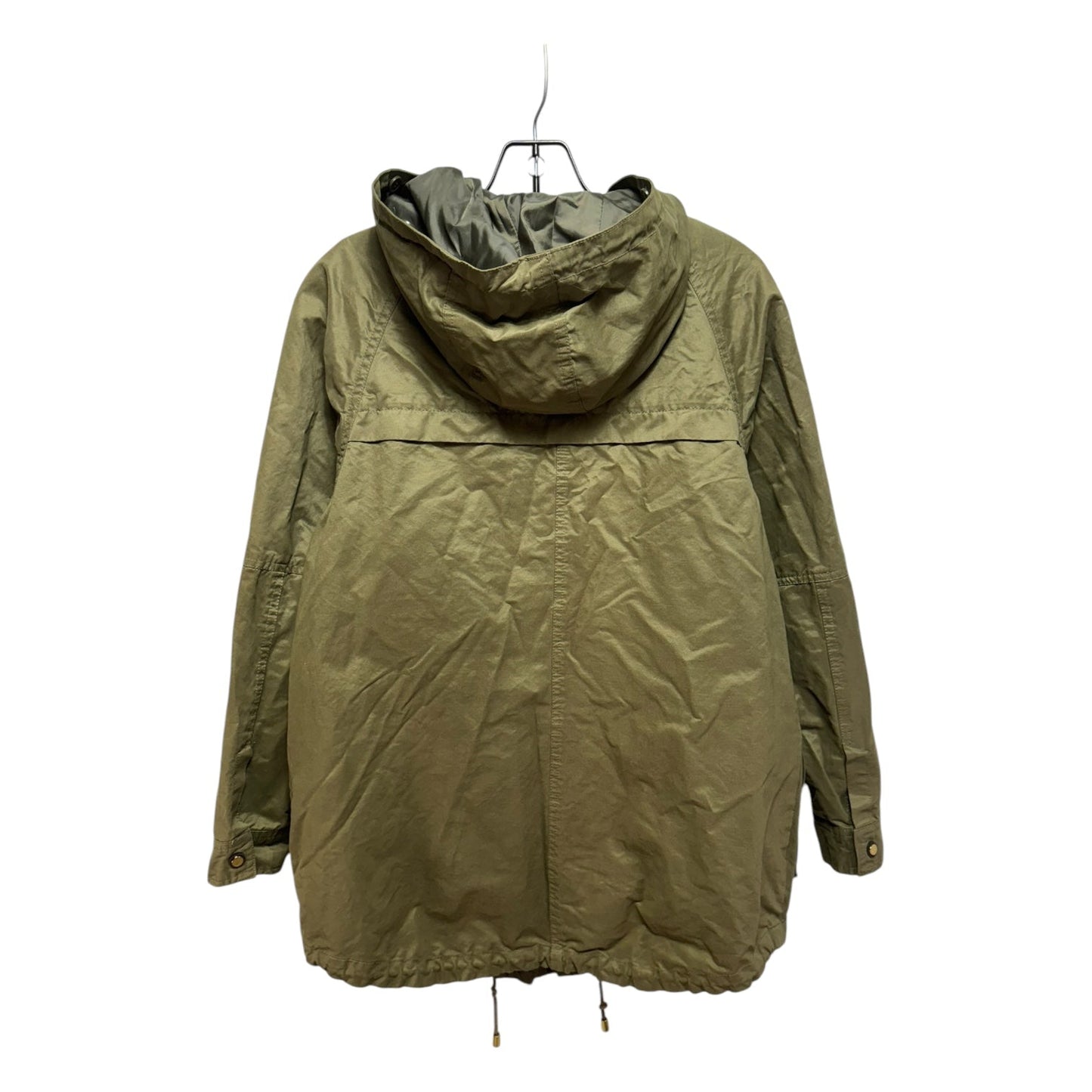 Coat Raincoat By Zara In Green, Size: S