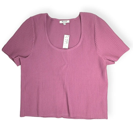 Pink Top Short Sleeve Madewell, Size Xxl