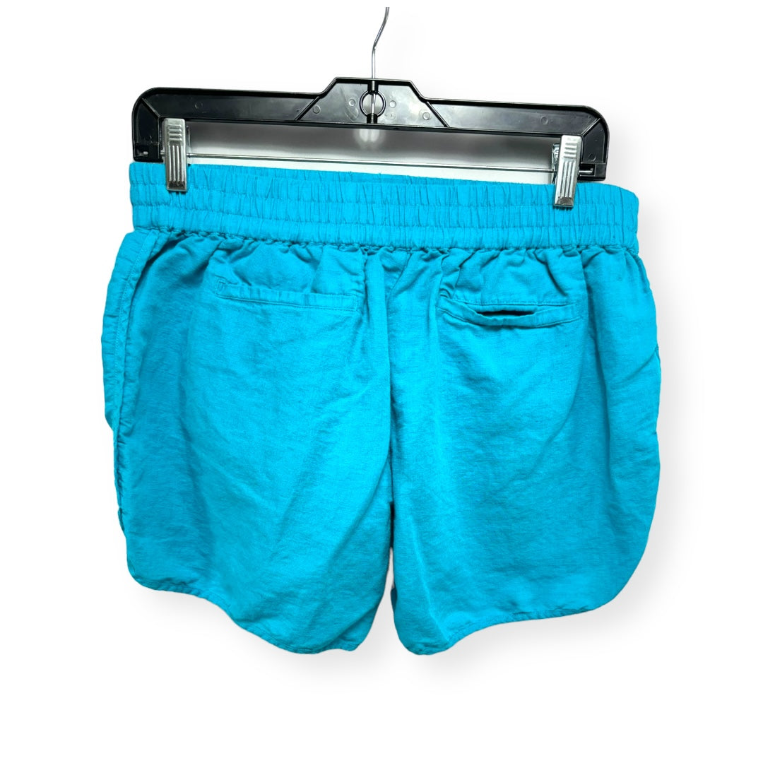 Linen Aqua Shorts Crown And Ivy, Size M