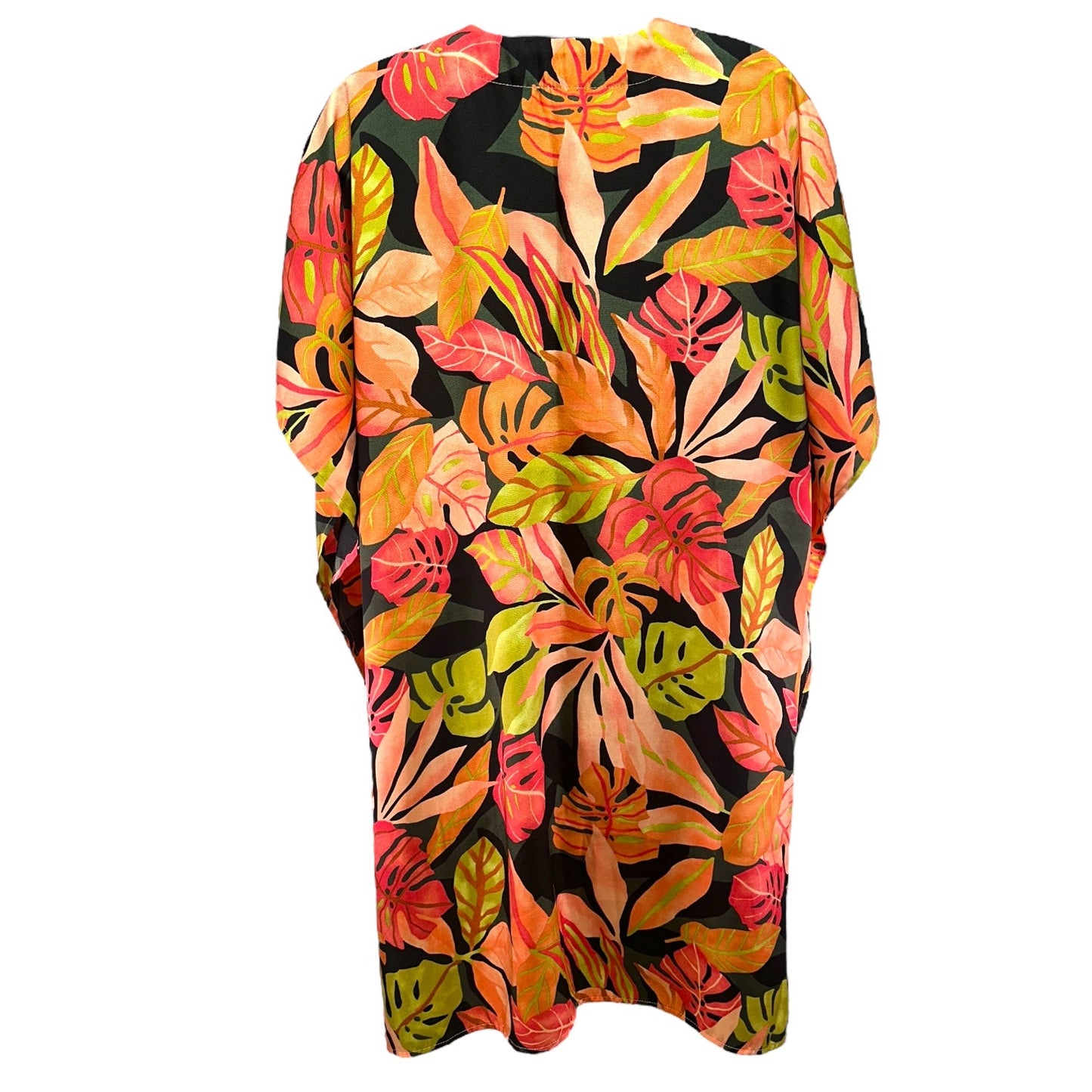 Palm-Print Kimono Chicos, Size S