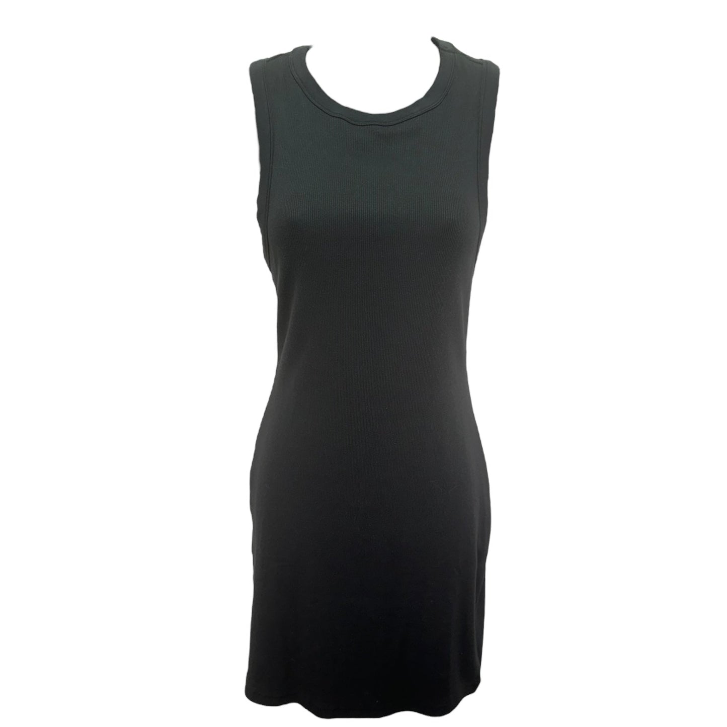 Cotton Ribbed Tank Dress in Soot SKIMS, Size L